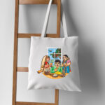 Jamai Sasthi - Eco-Friendly, Handmade & Spacious Tote Bag with Zip
