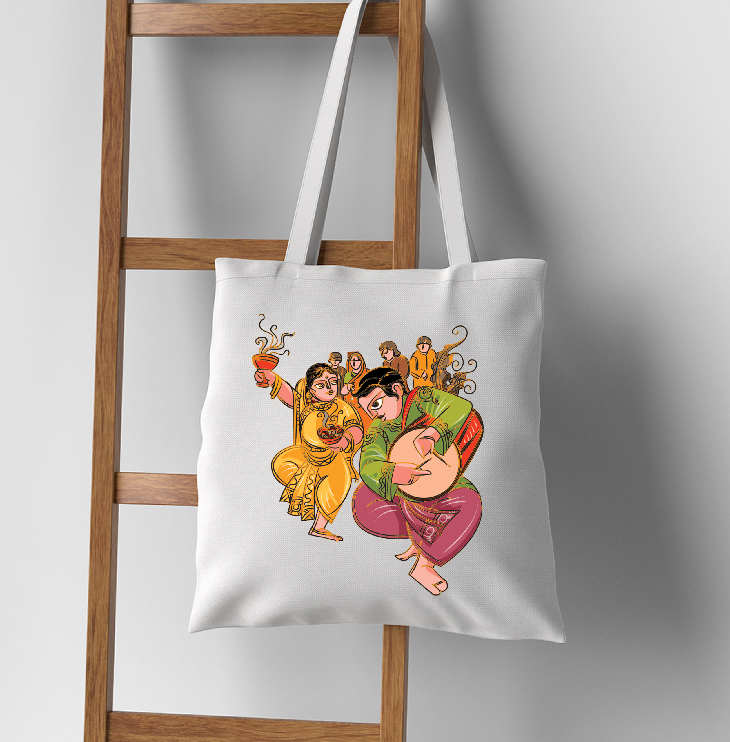 graphic tote bag
