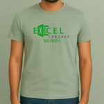 Excel Crashed - Cool & Humorous T-Shirt for Techies, 100% Cotton